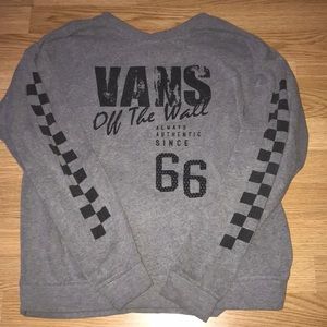 Vans grey crew neck